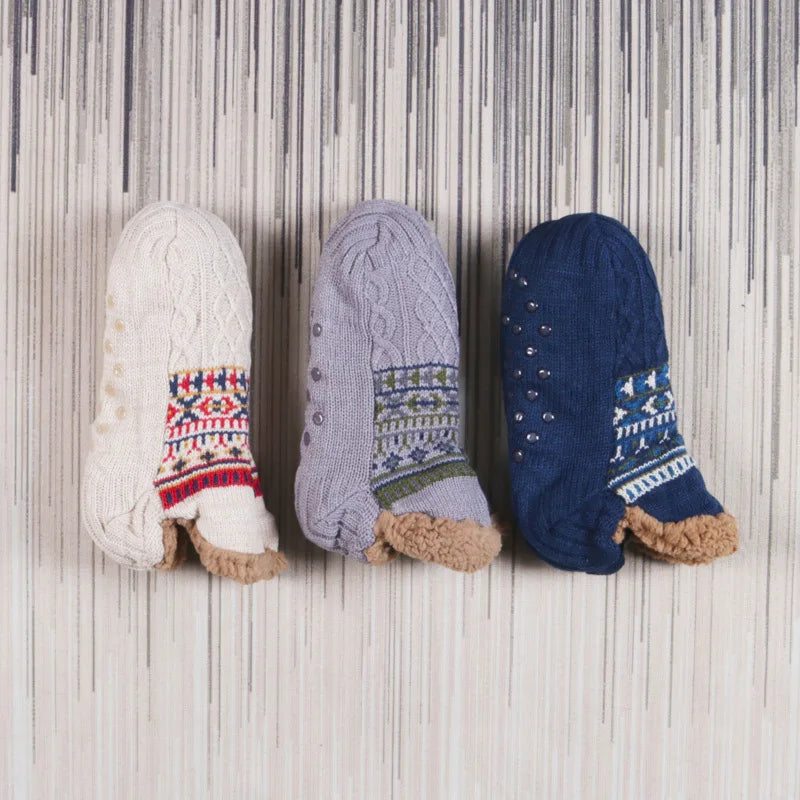 Fall and Winter Floor Socks Home Warm Women Men Socks Snow Socks